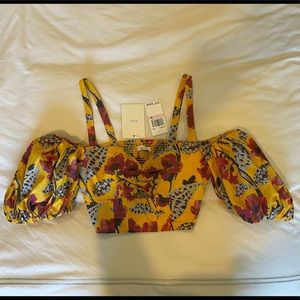 A.L.C melody floral top size 6 (NWT)
